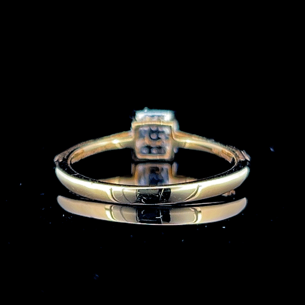 Bold Spark Square Ring - Image 3